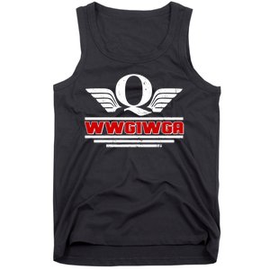 QAnon Wings WWG1WGA Tank Top