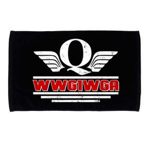 QAnon Wings WWG1WGA Microfiber Hand Towel