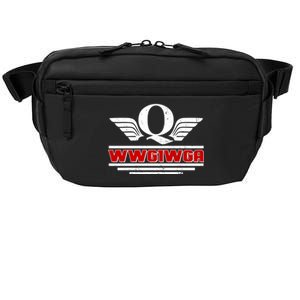 QAnon Wings WWG1WGA Crossbody Pack