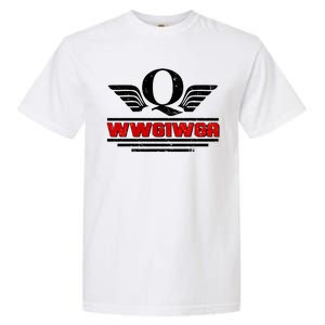 QAnon Wings WWG1WGA Garment-Dyed Heavyweight T-Shirt