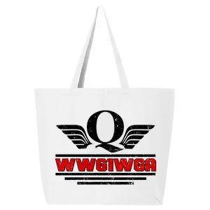 QAnon Wings WWG1WGA 25L Jumbo Tote