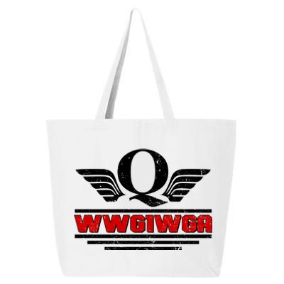 QAnon Wings WWG1WGA 25L Jumbo Tote