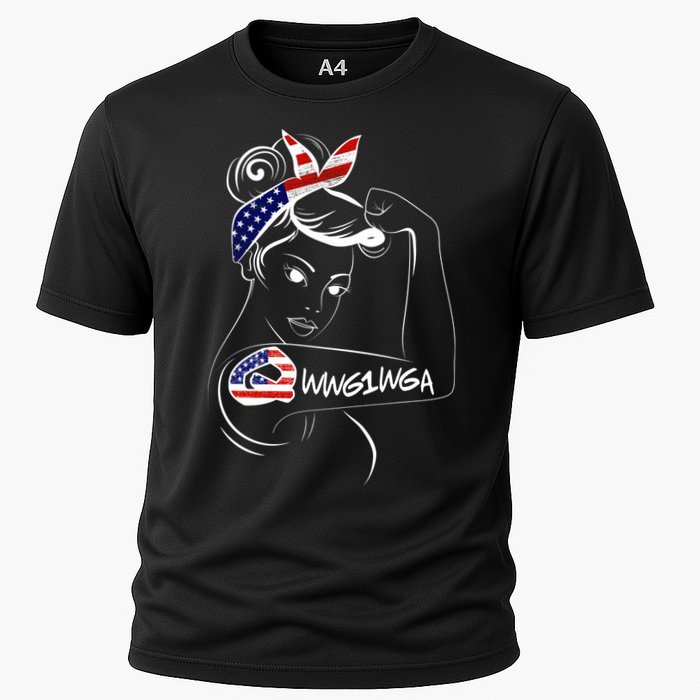 Qanon WWG1WGA  Cooling Performance Crew T-Shirt