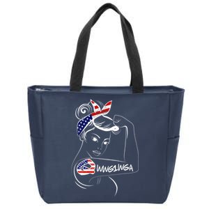 Qanon WWG1WGA  Zip Tote Bag