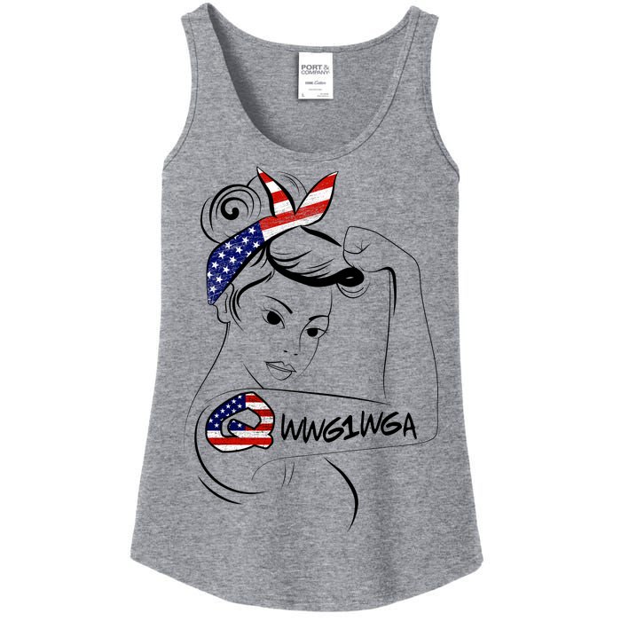 Qanon WWG1WGA  Ladies Essential Tank