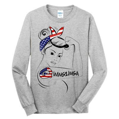 Qanon WWG1WGA  Tall Long Sleeve T-Shirt