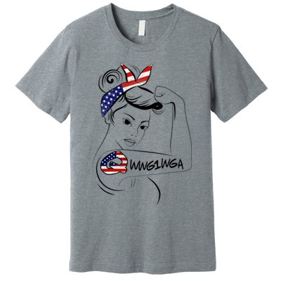 Qanon WWG1WGA  Premium T-Shirt