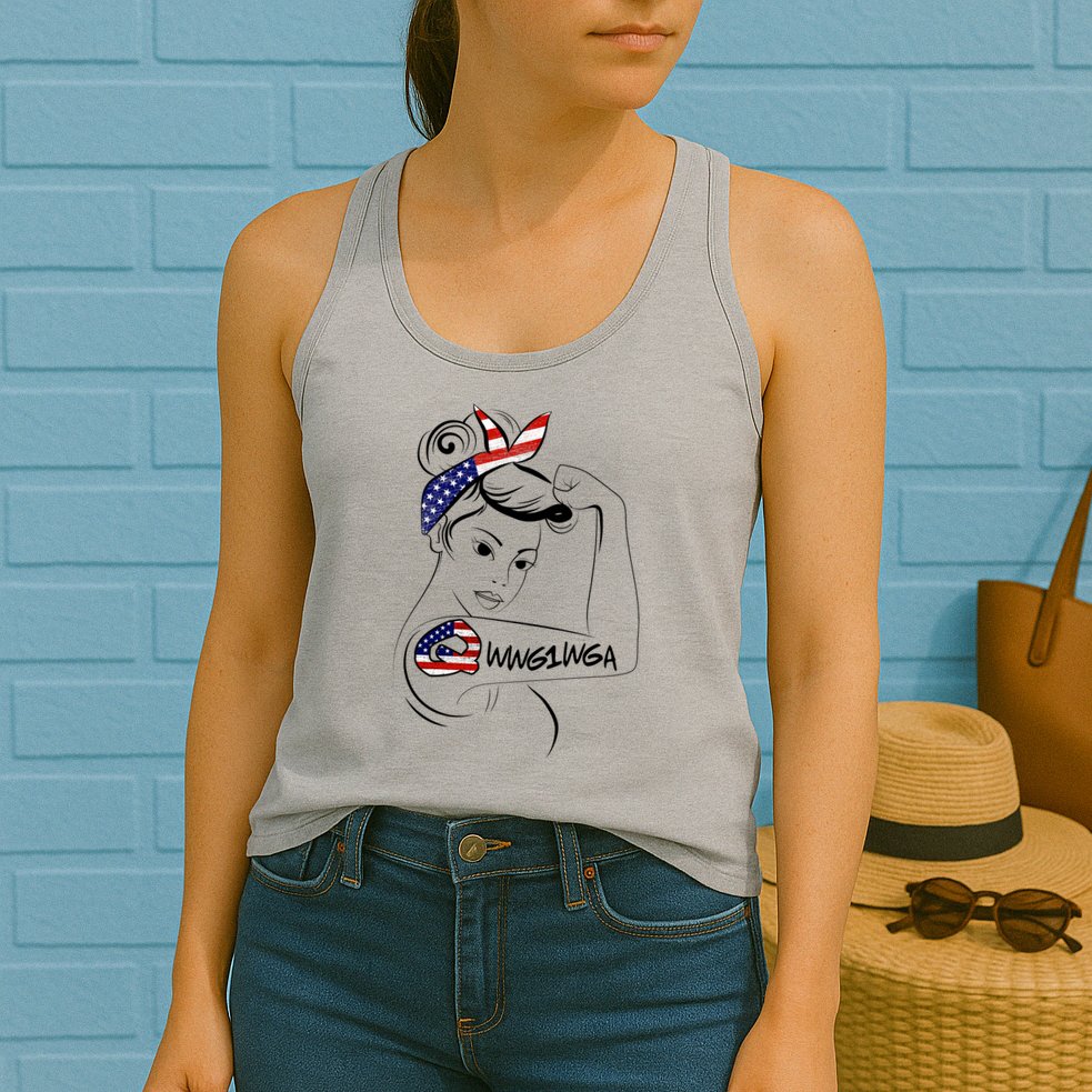 Qanon WWG1WGA  Womens Tank Top