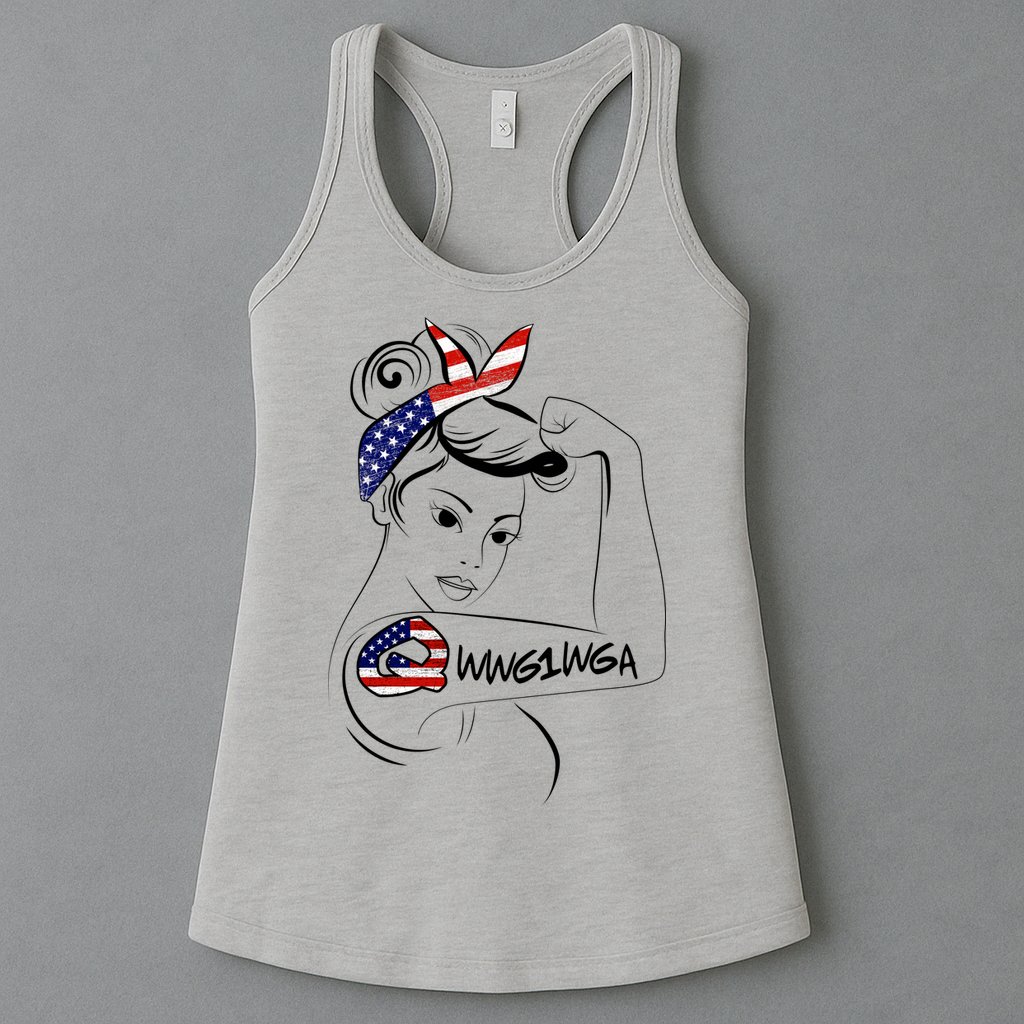 Qanon WWG1WGA  Womens Tank Top