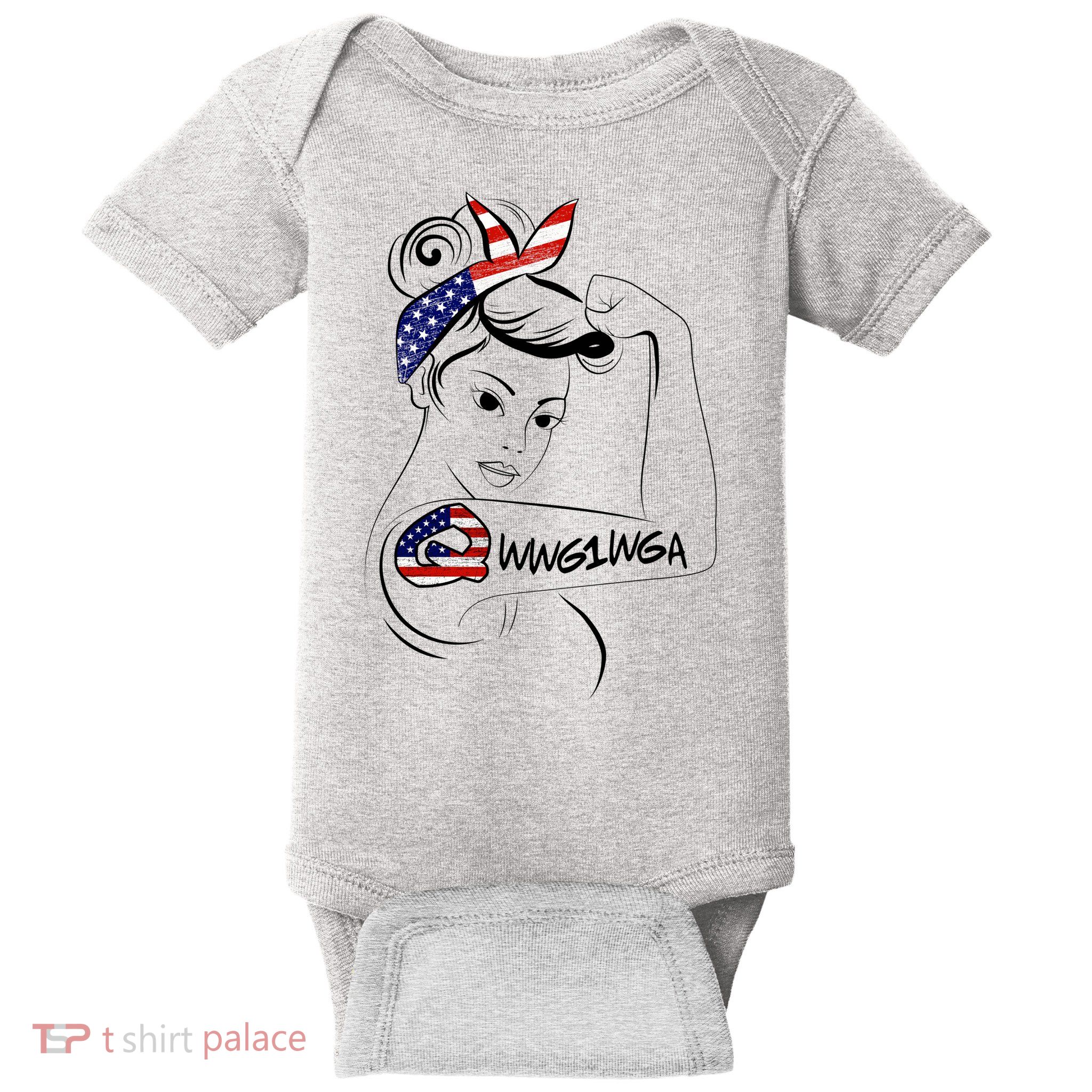 Qanon WWG1WGA  Baby Bodysuit