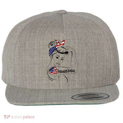 Qanon WWG1WGA  Wool Snapback Cap