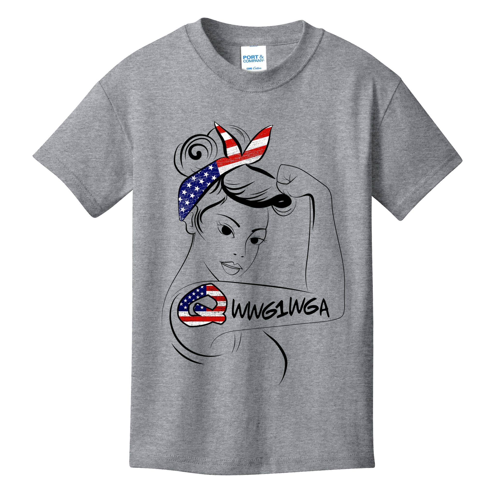 Qanon WWG1WGA  Kids T-Shirt