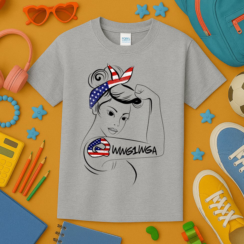 Qanon WWG1WGA  Kids T-Shirt