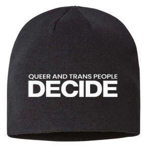 Queer And People Decide Lgbtq+ Pride Month Sustainable Beanie