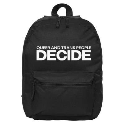 Queer And People Decide Lgbtq+ Pride Month 16 in Basic Backpack