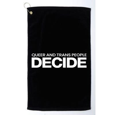 Queer And People Decide Lgbtq+ Pride Month Golf Towel