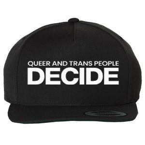 Queer And People Decide Lgbtq+ Pride Month Wool Snapback Cap