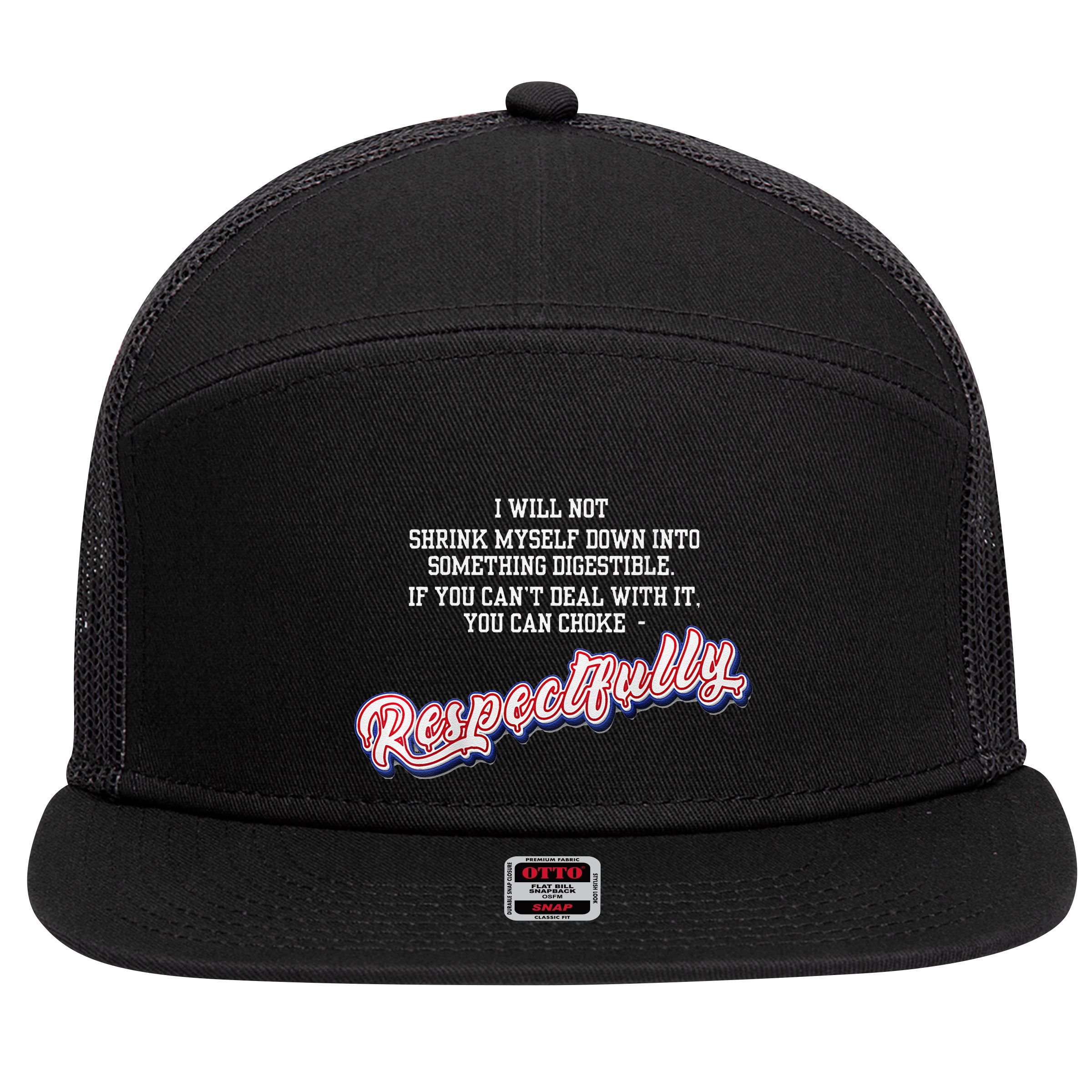 Queer Af 7 Panel Mesh Trucker Snapback Hat