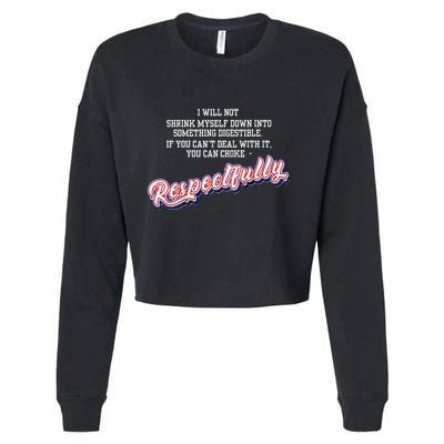 Queer Af Cropped Pullover Crew