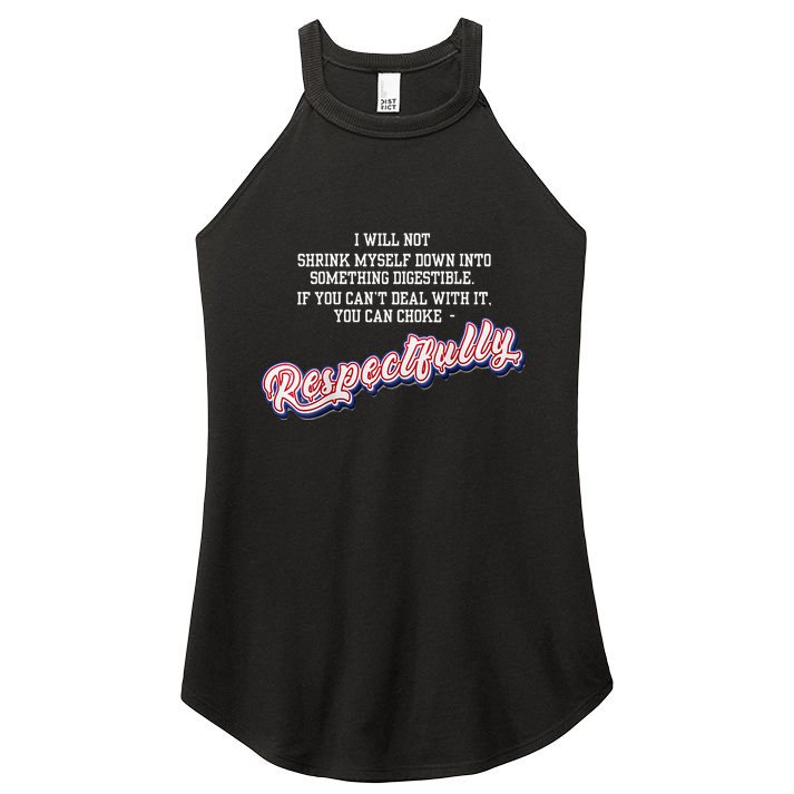 Queer Af Women's Perfect Tri Rocker Tank