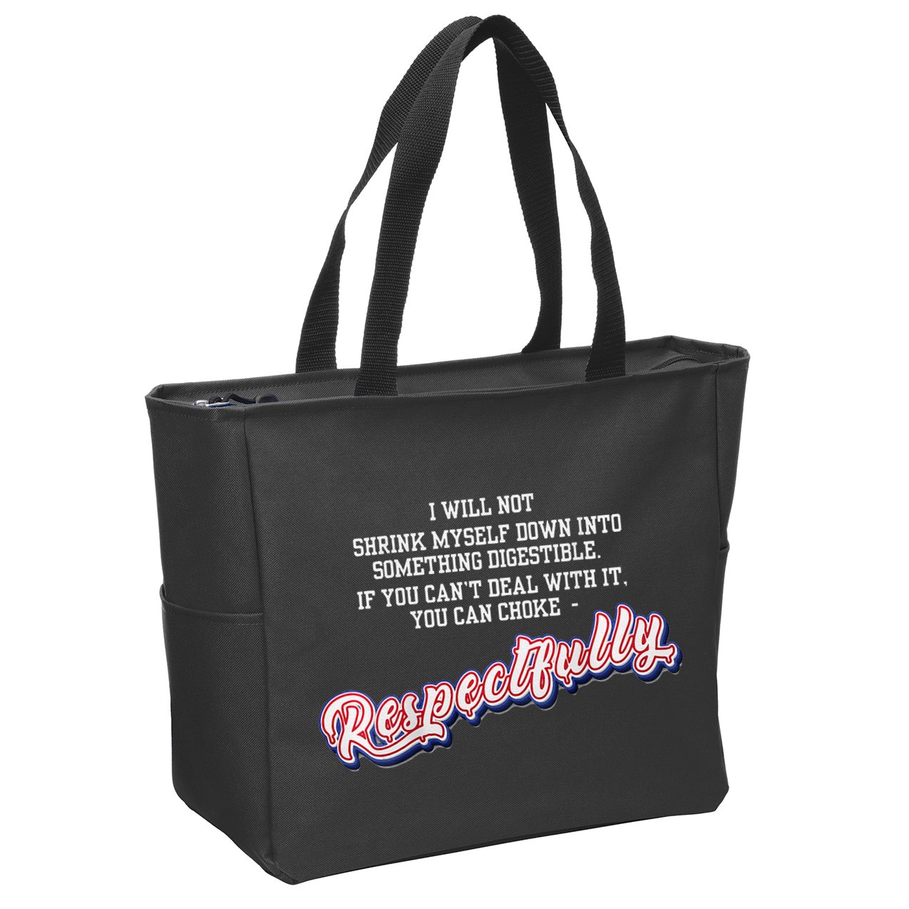 Queer Af Zip Tote Bag