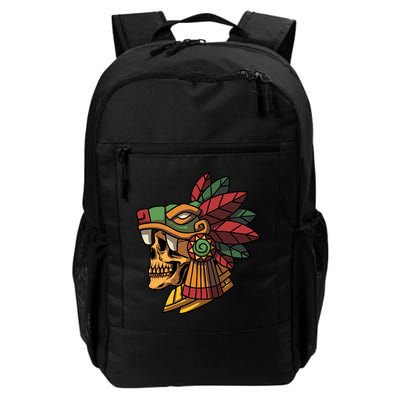 Quetzalcoatl Aztec Skull Mayan Ancient Inca Toltec Gift Backpack
