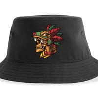 Quetzalcoatl Aztec Skull Mayan Ancient Inca Toltec Gift Sustainable Bucket Hat