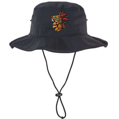 Quetzalcoatl Aztec Skull Mayan Ancient Inca Toltec Gift Bucket Hat