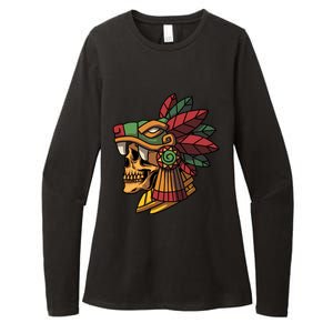 Quetzalcoatl Aztec Skull Mayan Ancient Inca Toltec Gift Womens CVC Long Sleeve Shirt