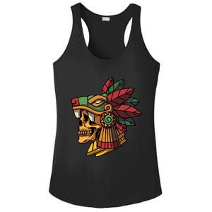 Quetzalcoatl Aztec Skull Mayan Ancient Inca Toltec Gift Ladies PosiCharge Competitor Racerback Tank