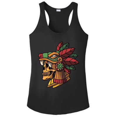 Quetzalcoatl Aztec Skull Mayan Ancient Inca Toltec Gift Ladies PosiCharge Competitor Racerback Tank