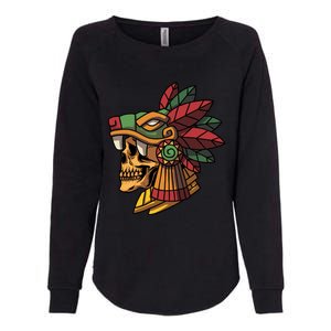 Quetzalcoatl Aztec Skull Mayan Ancient Inca Toltec Gift Womens California Wash Sweatshirt