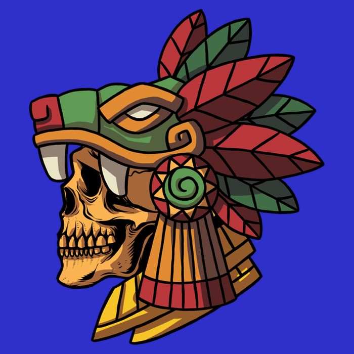 Quetzalcoatl Aztec Skull Mayan Ancient Inca Toltec Gift Sweatshirt