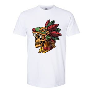 Quetzalcoatl Aztec Skull Mayan Ancient Inca Toltec Gift Softstyle CVC T-Shirt