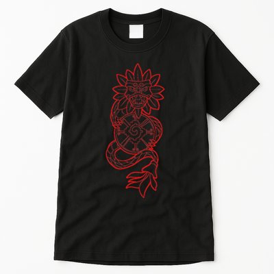 Quetzalcoatl Aztec Serpent Mayan Aztec Stone Inca Toltec Tall T-Shirt