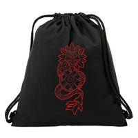 Quetzalcoatl Aztec Serpent Mayan Aztec Stone Inca Toltec Drawstring Bag