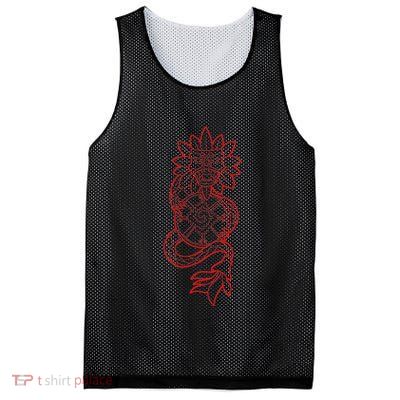 Quetzalcoatl Aztec Serpent Mayan Aztec Stone Inca Toltec Mesh Reversible Basketball Jersey Tank