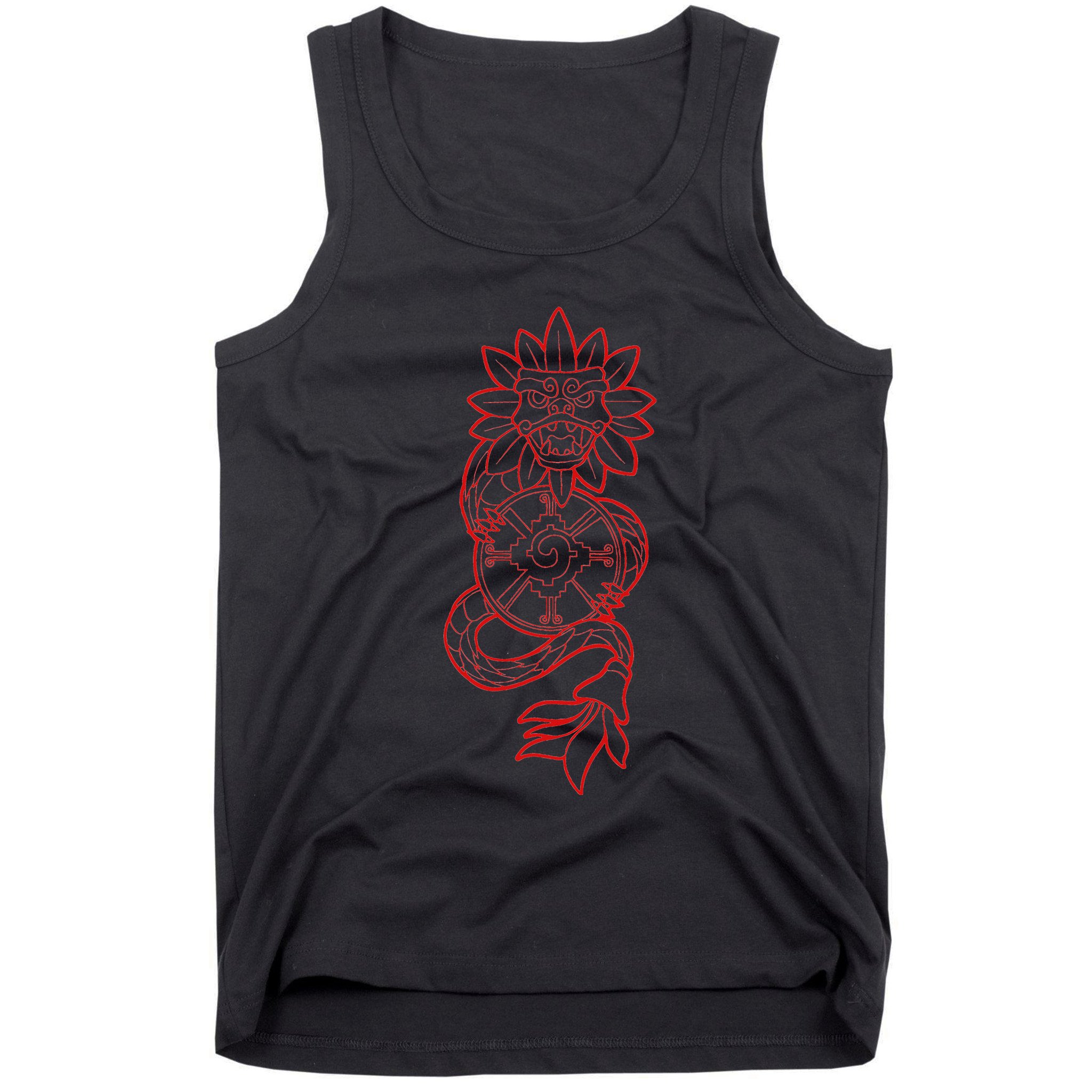 Quetzalcoatl Aztec Serpent Mayan Aztec Stone Inca Toltec Tank Top