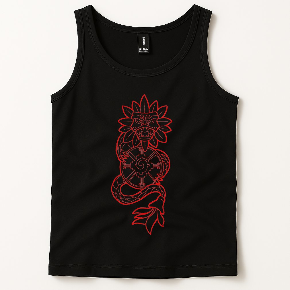Quetzalcoatl Aztec Serpent Mayan Aztec Stone Inca Toltec Tank Top