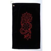 Quetzalcoatl Aztec Serpent Mayan Aztec Stone Inca Toltec Golf Towel