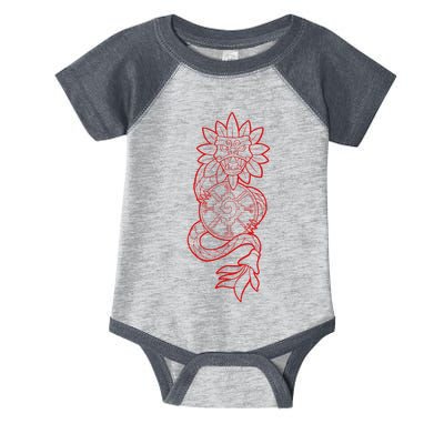 Quetzalcoatl Aztec Serpent Mayan Aztec Stone Inca Toltec Infant Baby Jersey Bodysuit
