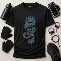 Quetzalcoatl Aztec Serpent Mayan Aztec Stone Inca Toltec Cooling Performance Crew T-Shirt