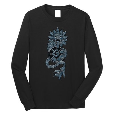 Quetzalcoatl Aztec Serpent Mayan Aztec Stone Inca Toltec Long Sleeve Shirt