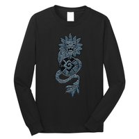 Quetzalcoatl Aztec Serpent Mayan Aztec Stone Inca Toltec Long Sleeve Shirt