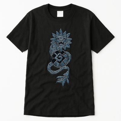 Quetzalcoatl Aztec Serpent Mayan Aztec Stone Inca Toltec Tall T-Shirt