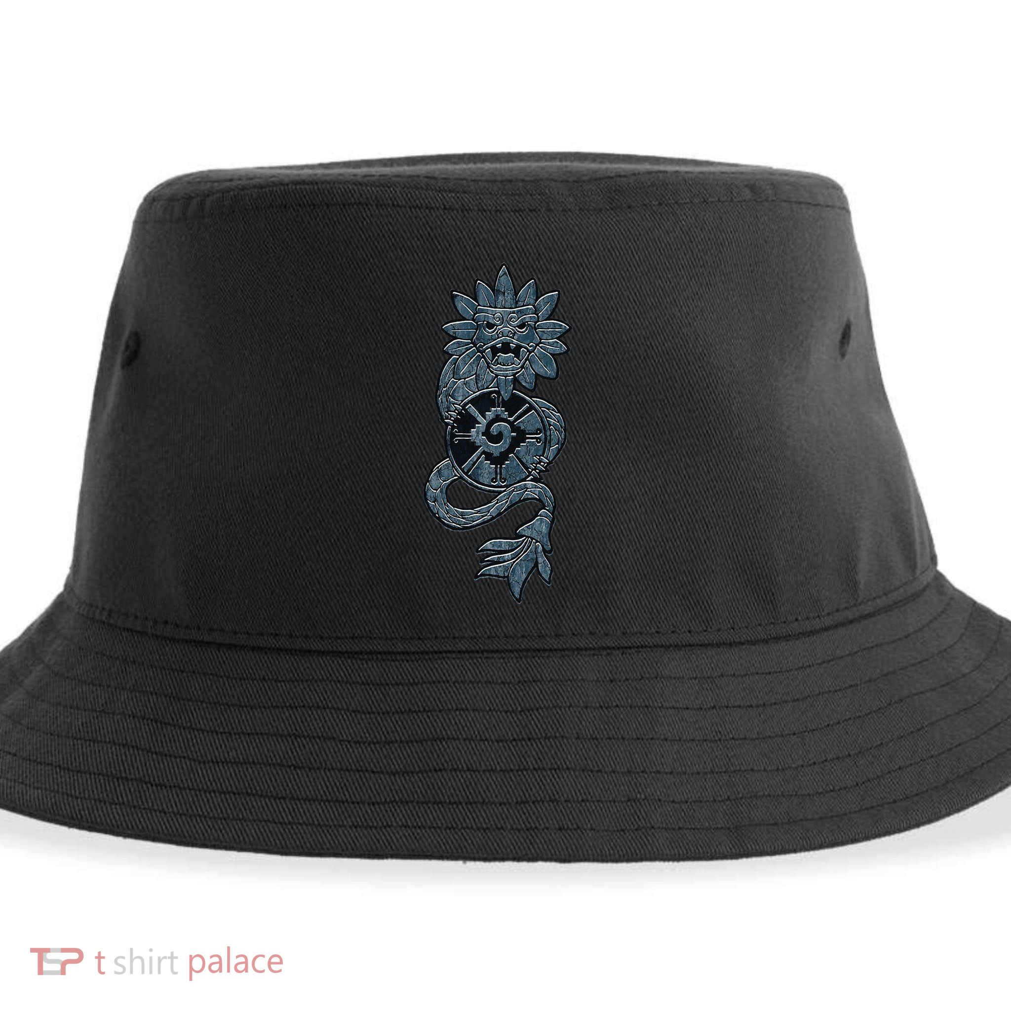 Quetzalcoatl Aztec Serpent Mayan Aztec Stone Inca Toltec Sustainable Bucket Hat