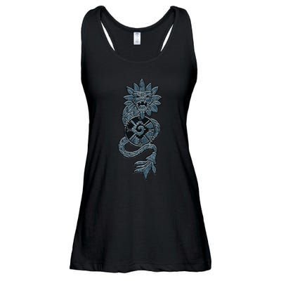Quetzalcoatl Aztec Serpent Mayan Aztec Stone Inca Toltec Ladies Essential Flowy Tank