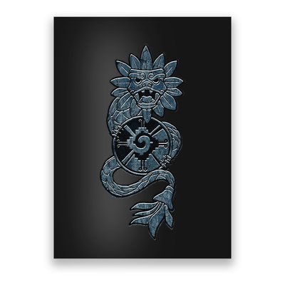 Quetzalcoatl Aztec Serpent Mayan Aztec Stone Inca Toltec Poster