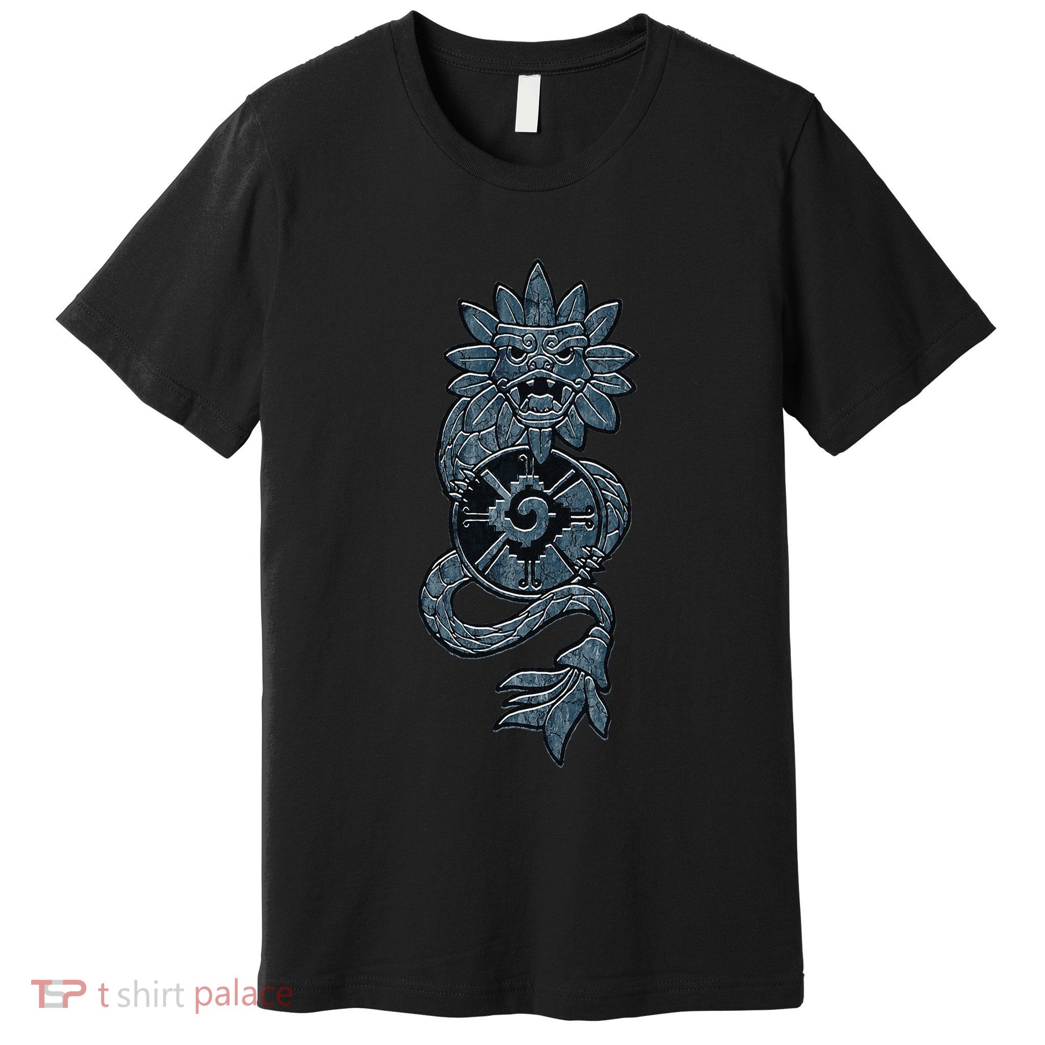 Quetzalcoatl Aztec Serpent Mayan Aztec Stone Inca Toltec Premium T-Shirt
