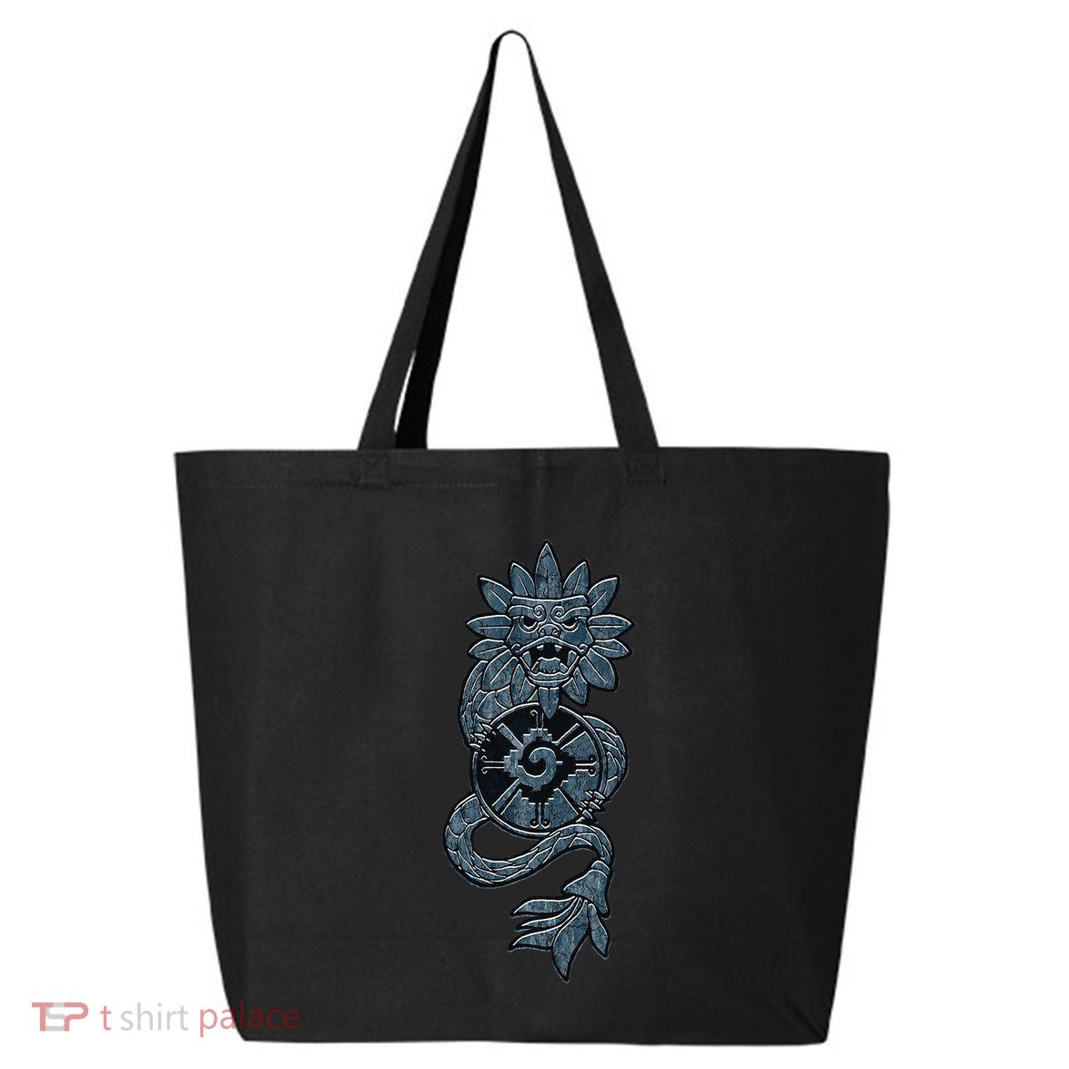 Quetzalcoatl Aztec Serpent Mayan Aztec Stone Inca Toltec 25L Jumbo Tote